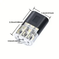 10/30/50/100 Pieces D1/D2/D3 1/2/3 Pin Wire Connectors, No-Stripping Quick Cable Connectors, Dual Wire Interconnects, Detachable Automotive Terminal Connectors - Image 4