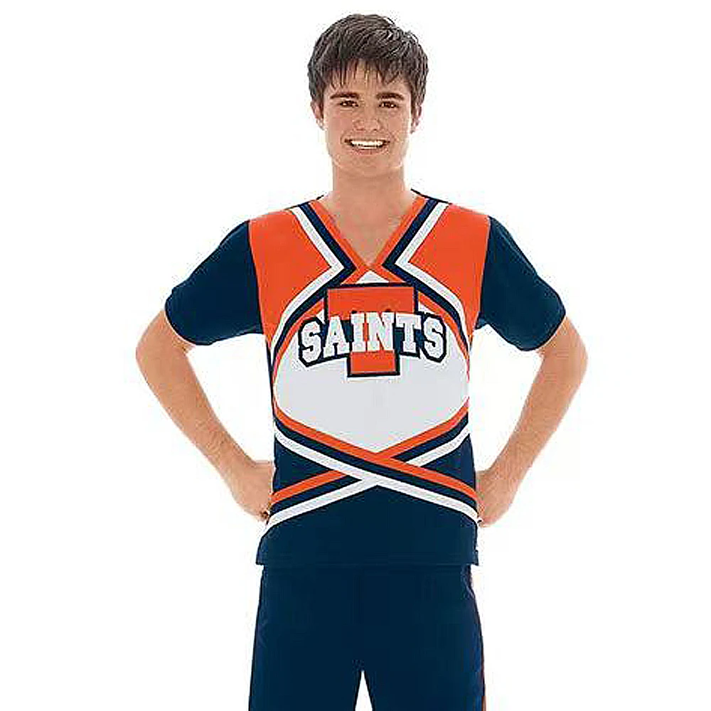 Professional Cheerleader Uniform,Mens' Sport Outfit,Dance Costume, Style, Free