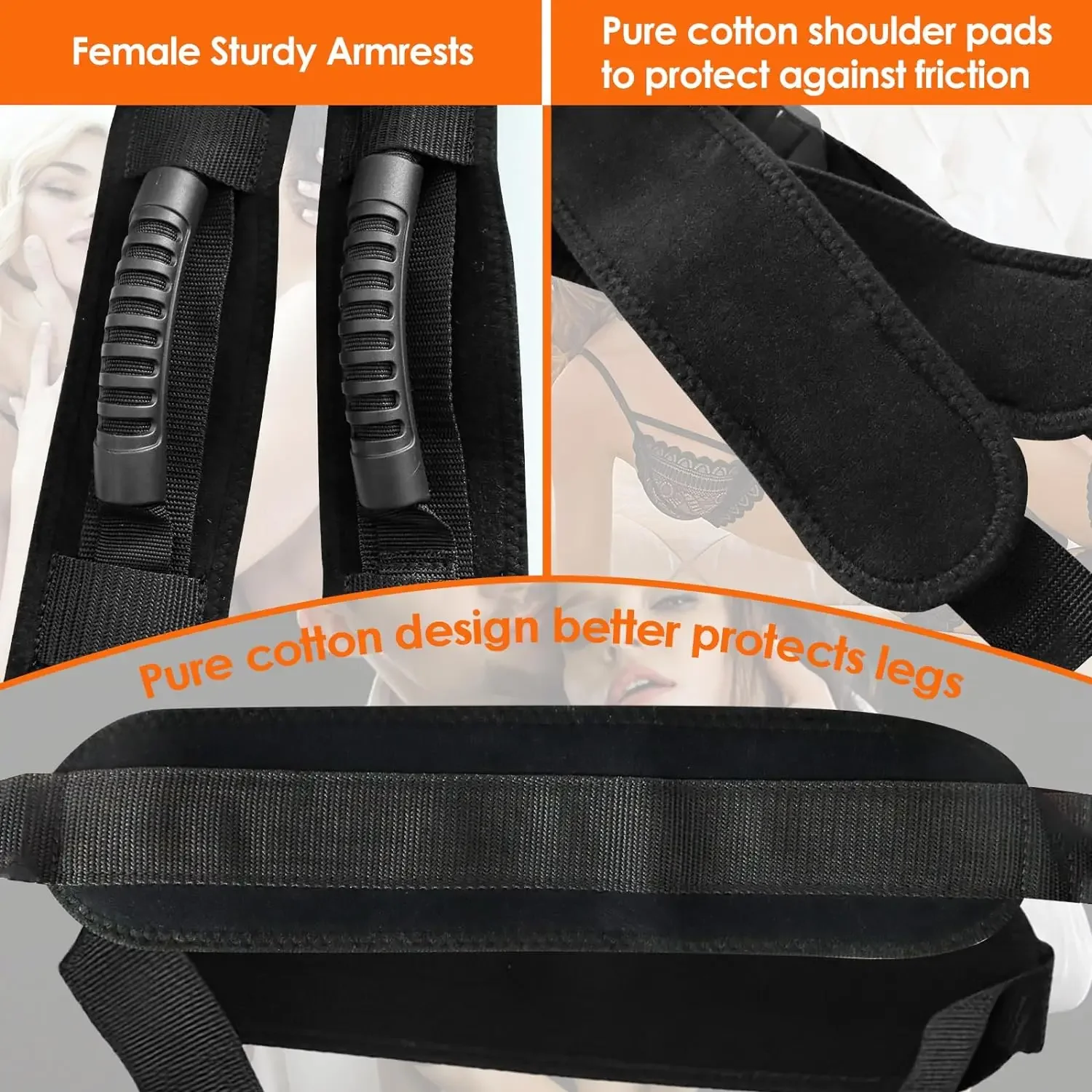 Binding Couple Love Strap Adjustable Strap Adult Sex Toy Soft Plush Pad Sexual Restraint Toy Sex Sling