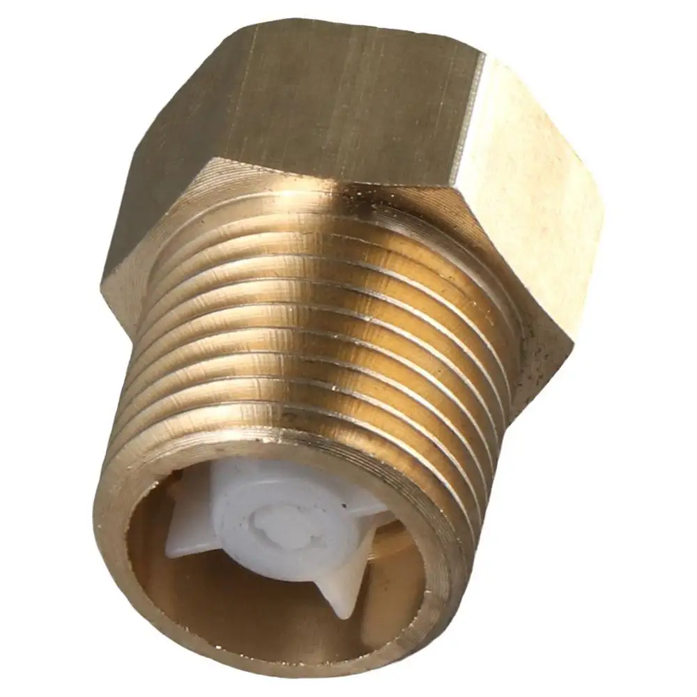 

Brass One-way Valve Durable Gold Female to Male Thread Check Valve Ozone Resistance 1/2" Backflow Valve Oil Water Gas