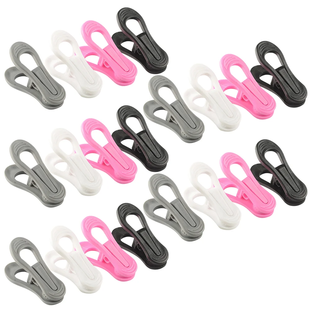 

20 Pcs Hangers Clothes Clips for Drying Clothesline Round Head Shirt Clothespins