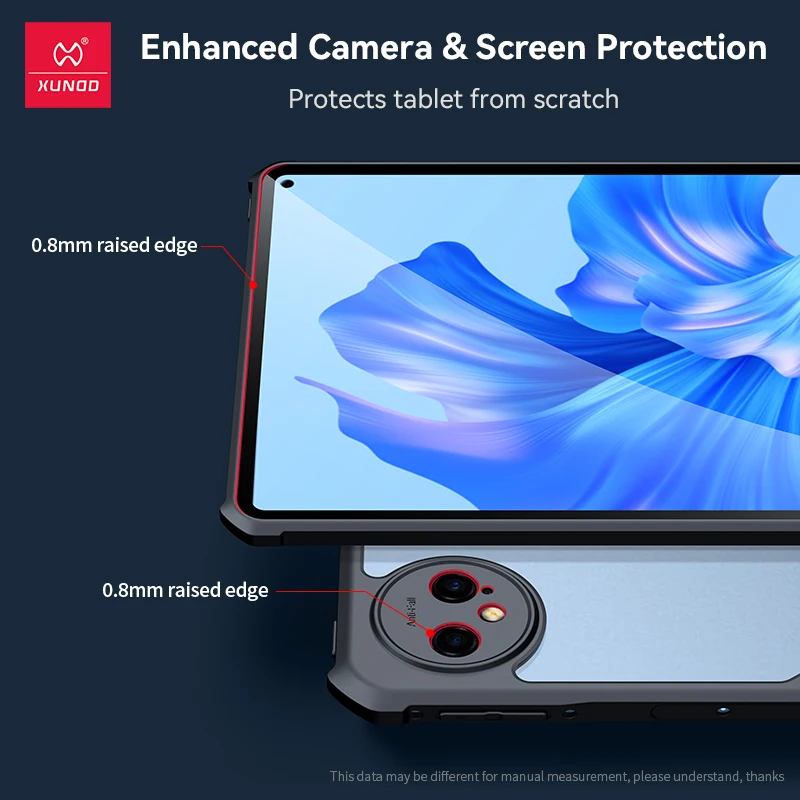 Xundd-case de Tablet Transparente à Prova de Choque Capa Protetora para Huawei Matepad Pro 10.8 11 13.2 in 2023 - Imagem 6