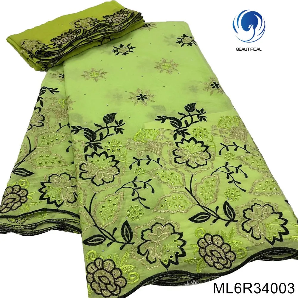 

Black Cotton Lace Fabric Dubai Fabric 2023 High Quality Swiss Voile Lace In Switzerland African Lace Tissu ML6R340