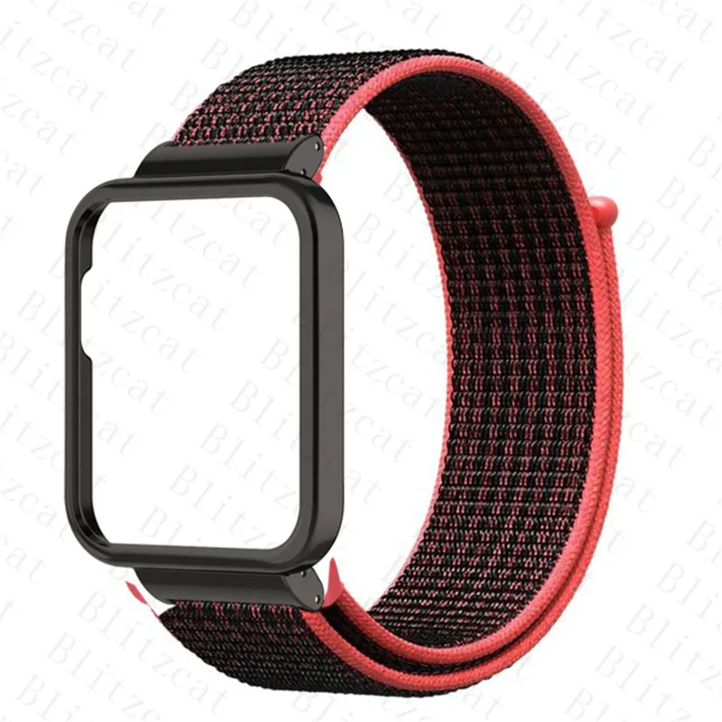 High-Quality Nylon Bracelets with Metal Protective Bumper and Correa Band
