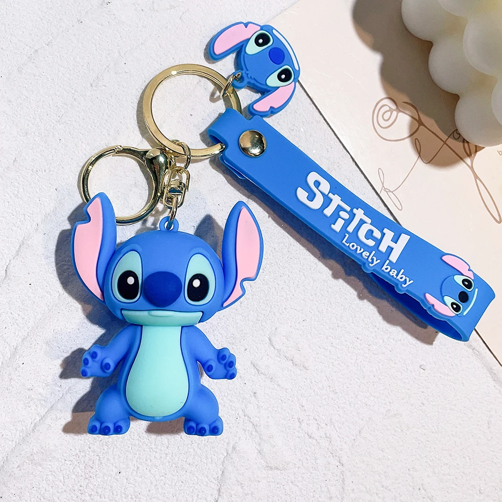 Stitch Toys Keychian Anime Stitch Cosplay Cupid Doctor Pendant Keychain