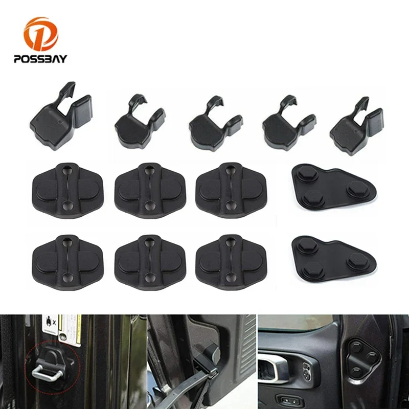 

13 шт./набор, защитные Заглушки для передней двери автомобиля Jeep Wrangler JL JLU JT 2018 2019 2020 2021