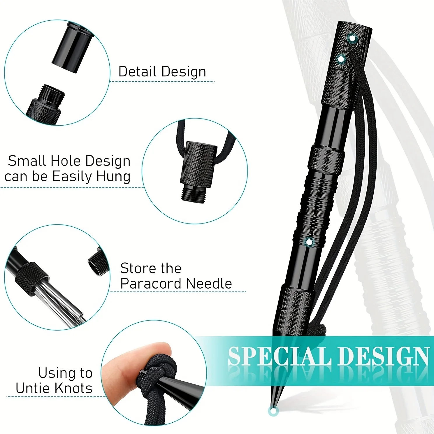 paracord needle set paracord accessories outdoor accessories 12pcs Stainless Steel Paracord Braid Needle Set includes Marlinspike and Smoothing Tool for Leather and Paracord Work