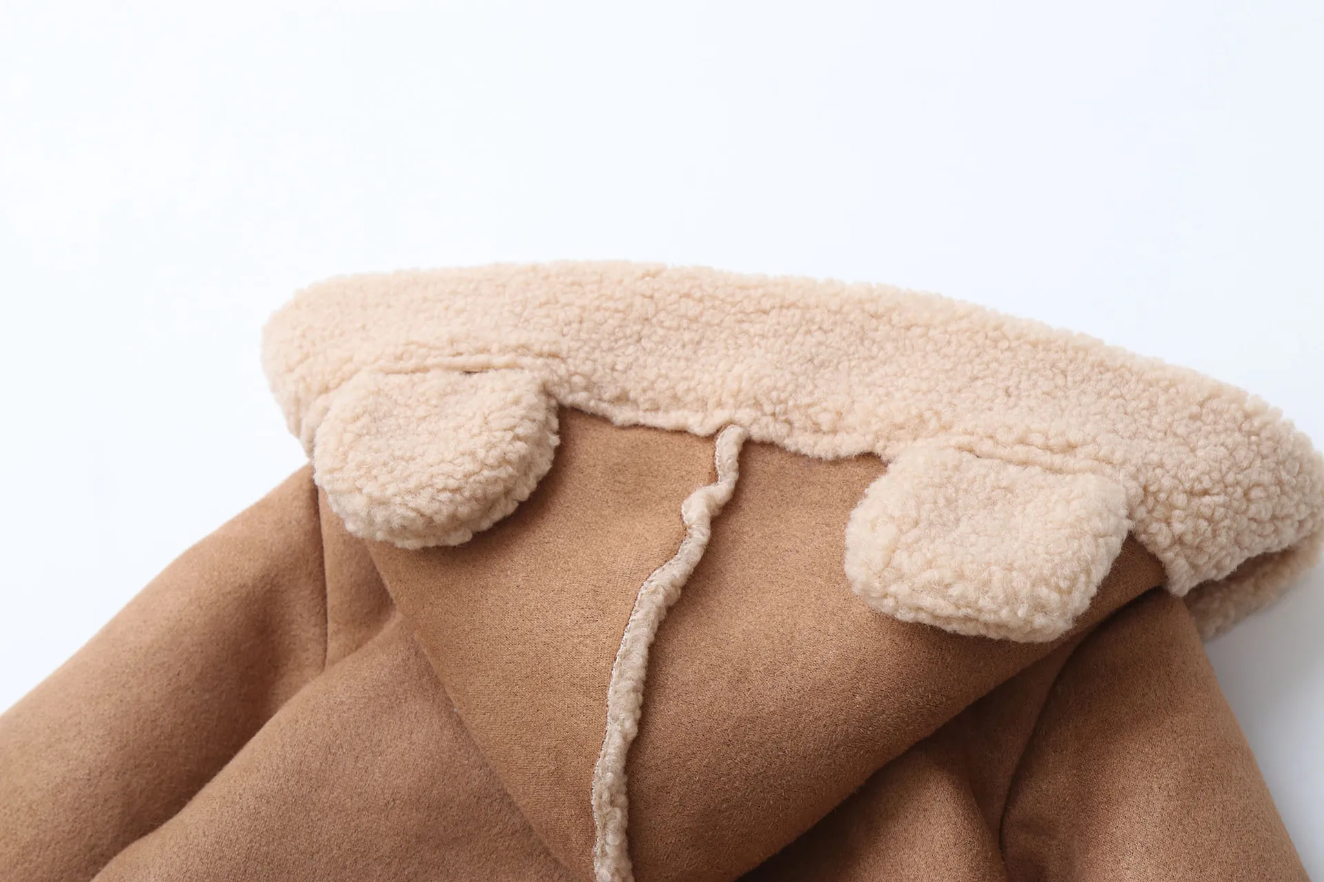 Winter Baby Fleece Lined Hoodie Jumpsuit Romper