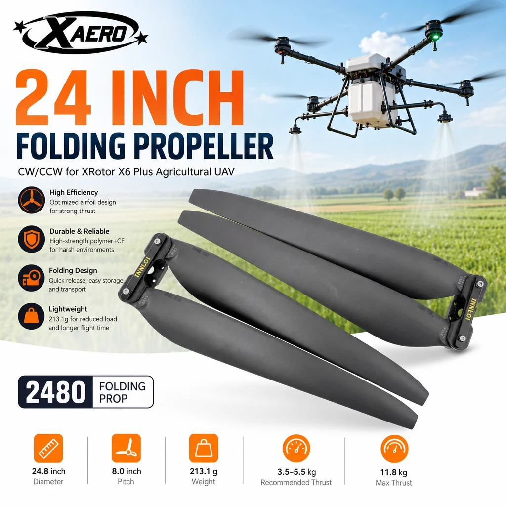 XAERO 24 Zoll 2480 Faltpropeller CW CCW für XRotor X6 Plus Landwirtschaftliche UAV