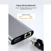 USB C HUB Type C Splitter To HDMI 4K thunderbolt 3 Docking Station Laptop Adapter With PD SD TF RJ45 For Macbook Air M1 iPad Pro 3