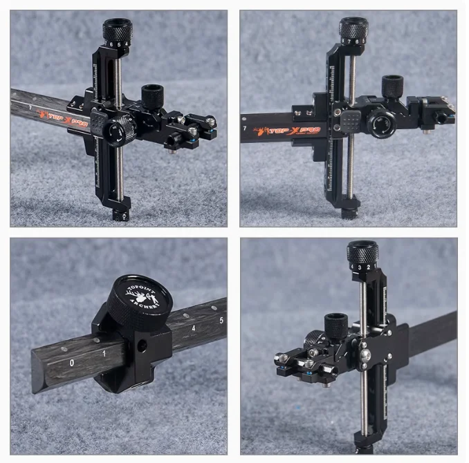 Topoint TP8810 Archery Compound Bow Sight Scope Vision Clear Right Hand Bow Hunting Accessories archery bow sight