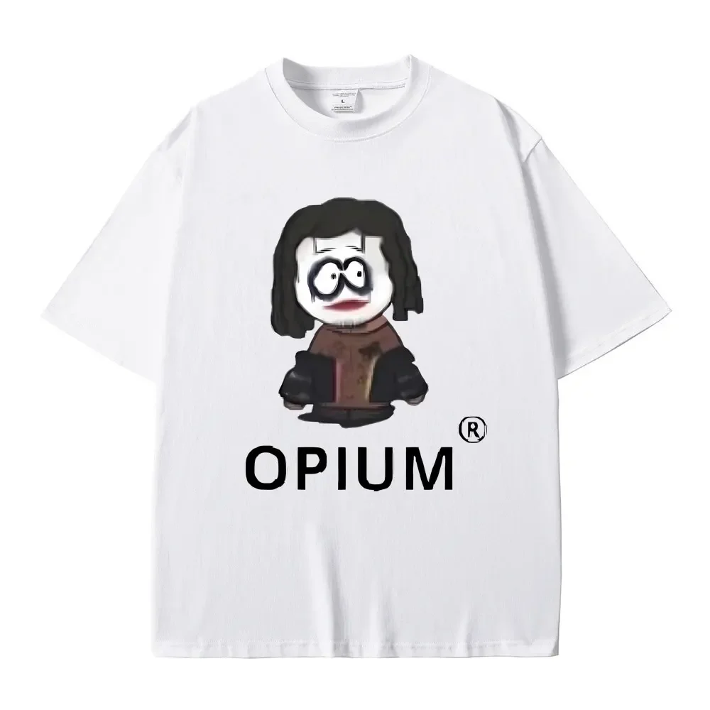 

Cartoon Style Playboi Carti Opium Graphic Print T-shirt Antagonist Tour T-shirt Destroy Lonely Hip Hop Male Rap Oversized Tshirt