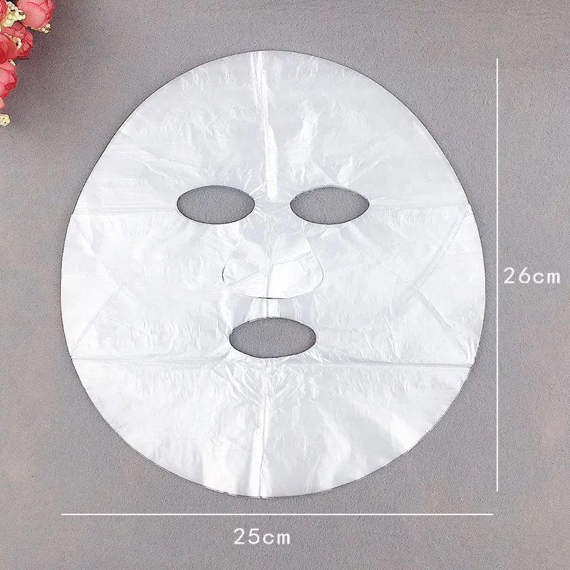 Transparent Disposable Face and Neck Mask Wrap