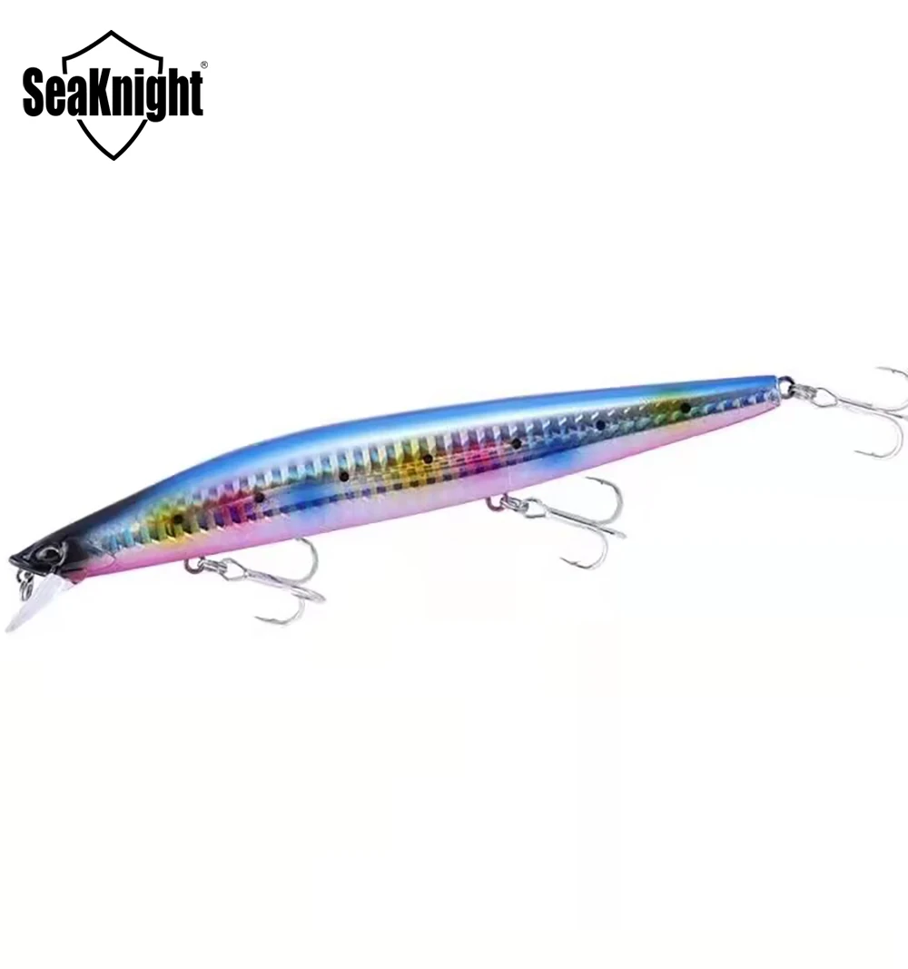 

2023 Seaknight Hot Minnow LURES Fishing Lures Floating Lure Three Hooks 3D EYES 15.5cm/23g 10Colors 1SET Hot Hard Baits SEA BASS