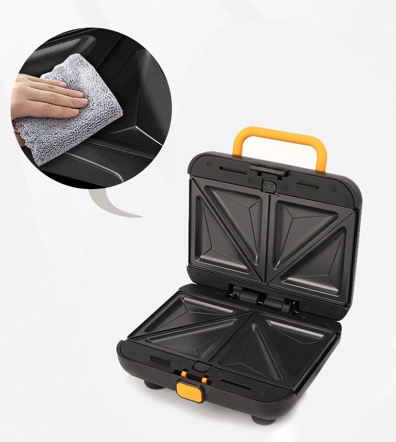 3 in 1 Breakfast Maker Electric Sandwich Maker Waffle Maker Steak Maker Perfect for Cooking Grilled Cheese Burger Steak 5