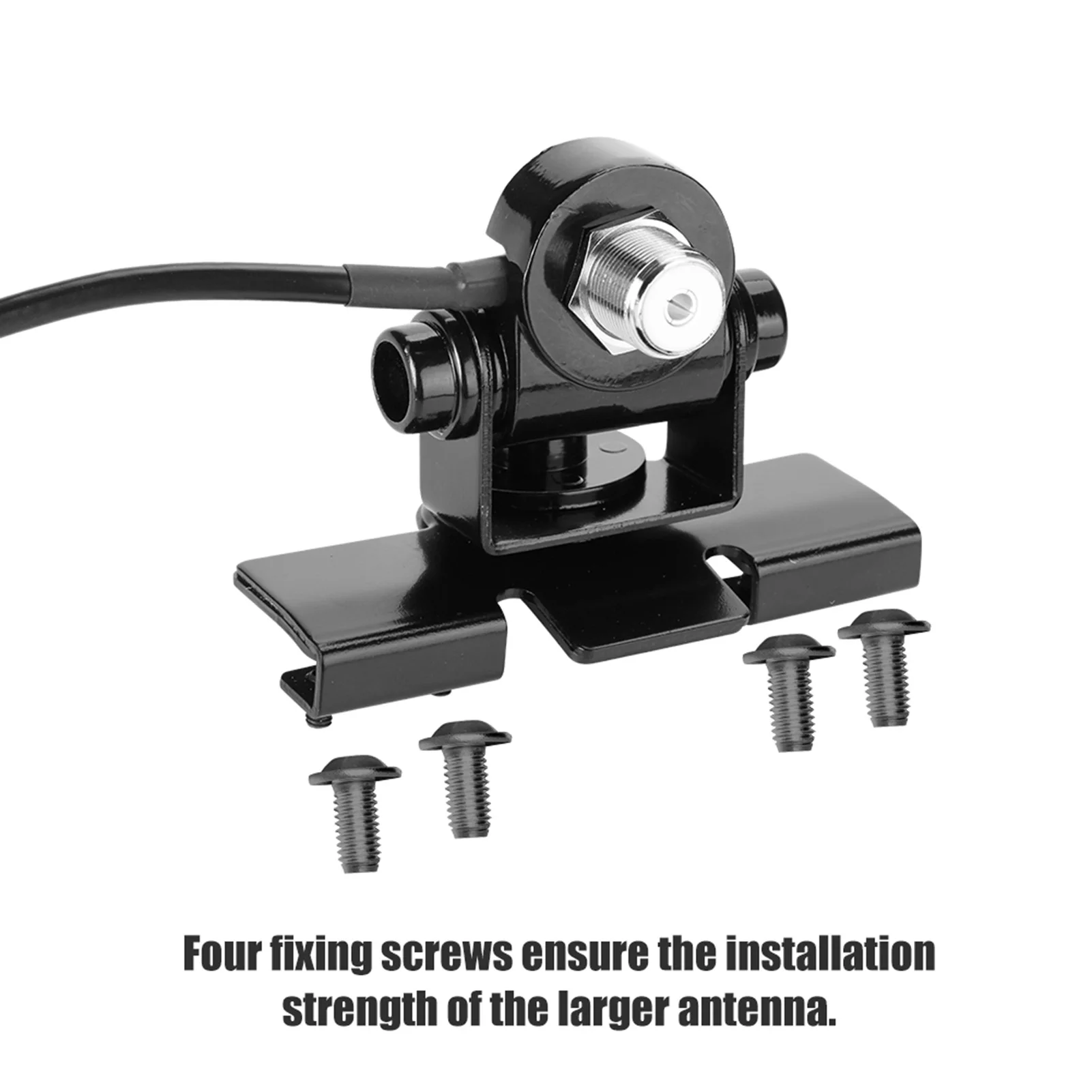 Car Antenna Mount Bracket Holder Sturdy Compact Car Mobile Radio Antenna Mount Base Firm for Car Trunk Lid for Hatchback