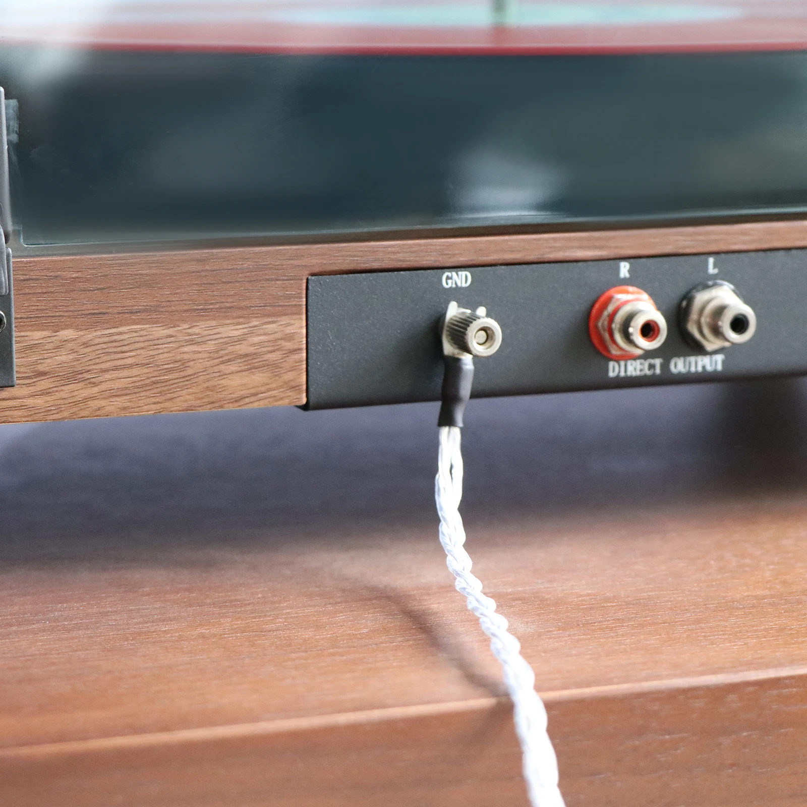 HiFi Audio Ground Wire Three braided LP Vinyl Phono Signal Line