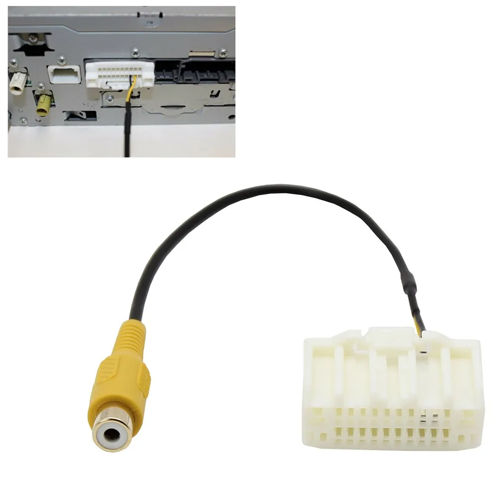 Backup Camera RCA Input Video Harness To MyGIG Radio For Jeep 2008-2010 Jeep Commander