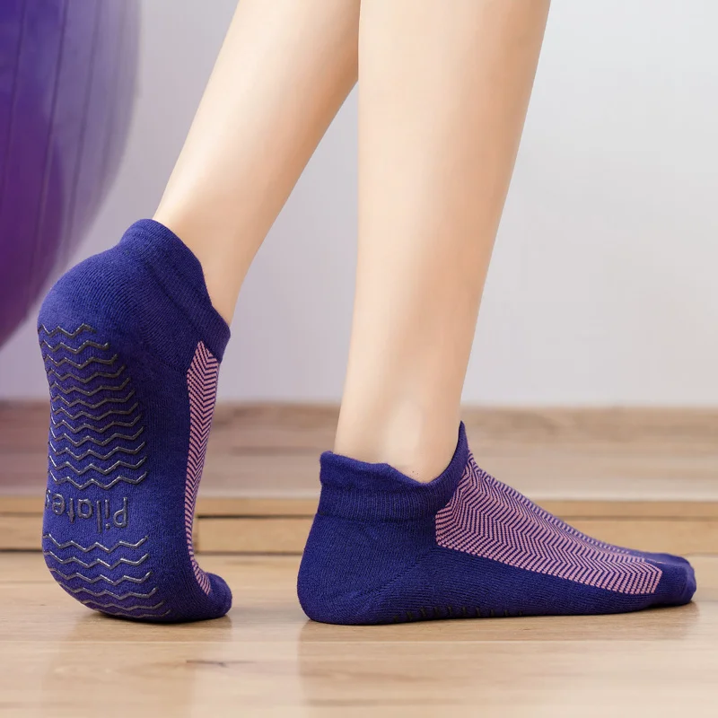 2024 Professional Women Pilates Socks Non Slip Breathable Yoga Ladies Fitness Sports Ballet Dance Sock for Yoga Pilates Ha 22 Sfd7ee77843424a4cb6f66e83691c6efbX