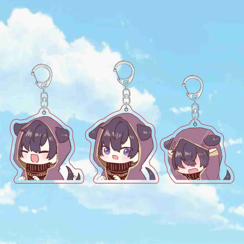 

Vtuber Shoto аниме брелок для ключей женский мем версия Q акриловый брелок для ключей мужская сумка Подвеска Декор мультфильм периферийный подарок