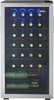 Free Standing Wine Cooler, Holds 36 Bottles, Single Zone Fridge with Glass Door-Chiller for Kitchen 2