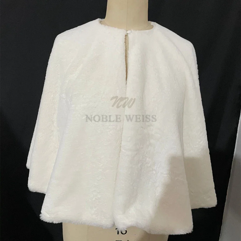 Faux Fur Short Women Bridal Boleros Capes Winter Warm Wedding Formal  Jackets Bride Wrap Shawls Plus Size Customized - AliExpress, image size:1000x1000