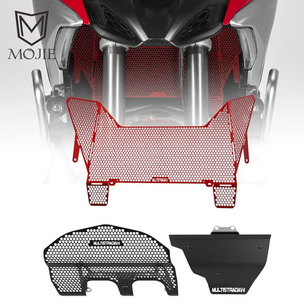 

Motorcycle For Ducati Multistrada V4 S Sport Pikes Peak Rally 2021 2022 2023 Radiator Cylinder Head Engine Guard Complete Set