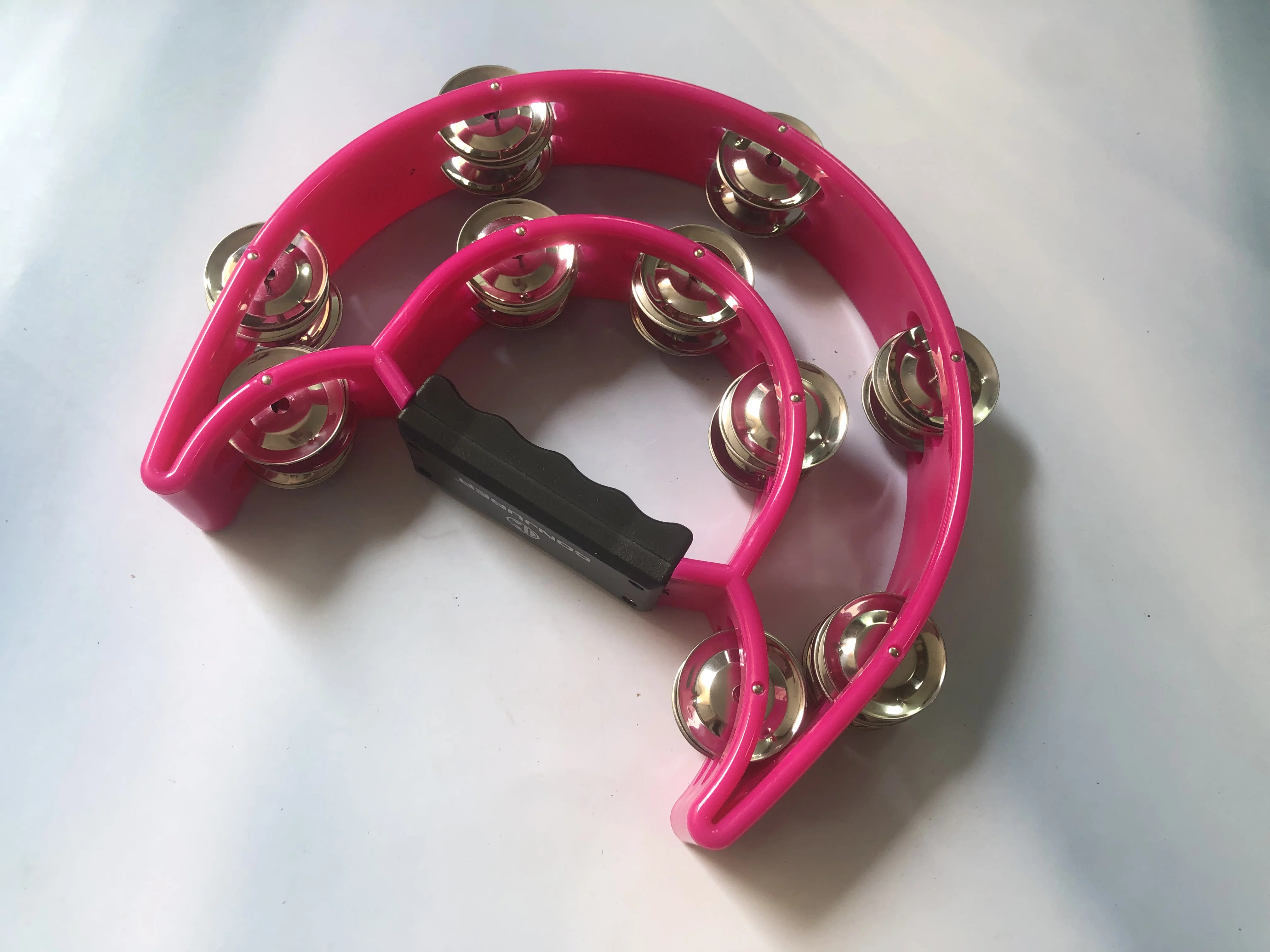 Hand Bell Orff Tambourine Layer Tambourine Five Colors Percussion Instrument Kids Musical Gift Educational Toys Party