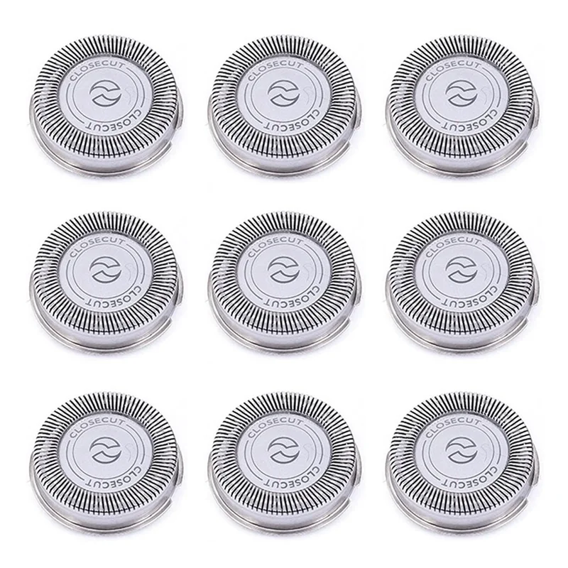 New A26P 9Pack SH30 Replacement Heads for Philips Norelco Shaver Series 3000, 2000, 1000 and S738, with Durable Sharp Blades