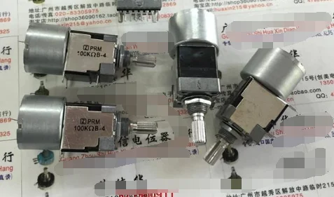 1 teile/los WHE1615C Z-rei 8-pin doppel mit einem motor potentiometer B100K-4 achsen 20 MM blumen