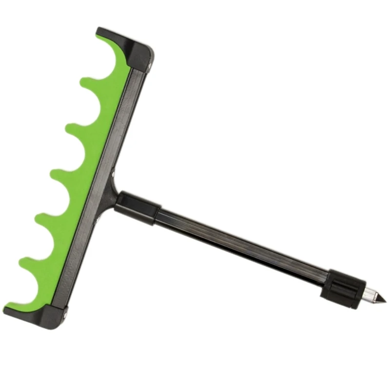 3/5/6 Hole Fishing Rod Holder Bracket with Bandstick Ground Plug Holder Fishing Stand Rod Rest Head Bracket