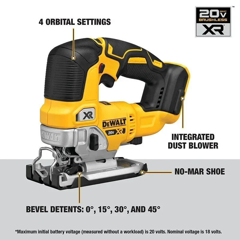 DEWALT DCS334 Jig Saw 20V MAX Brushless Scroll Saw With Handle