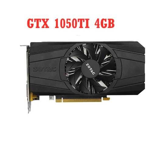 Zotac Gtx 1050 Ti 4 Gd5 Scheda Video 128Bit Gddr5 Scheda Grafica Per Nvidia Gtx Serie 10 Geforce Gtx 1050Ti Schede Da 4Gb Hdmi Dvi Usate