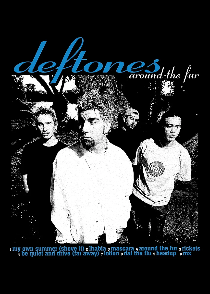 Vintage Deftones Poster - Classic Music Album Canvas Art for Home Decor & Fans Gift