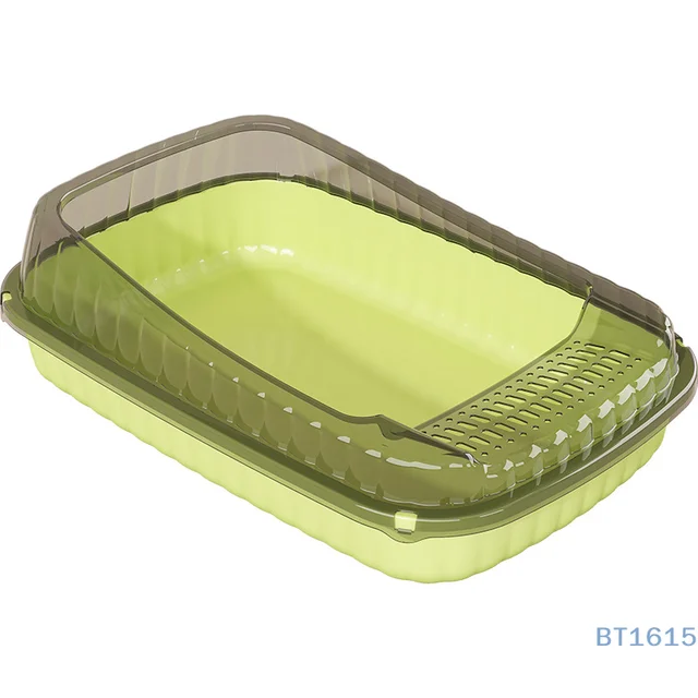 Large Splash-Proof Cat Toilet – Thickened Semi-Open Litter Tray for Odor Control 5