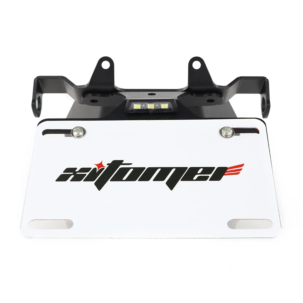 Motorcycle License Plate Holder Bracket with Light Tail Tidy Fender Eliminator Fit For Ducati Monster 696 1100 EVO 795 659 796