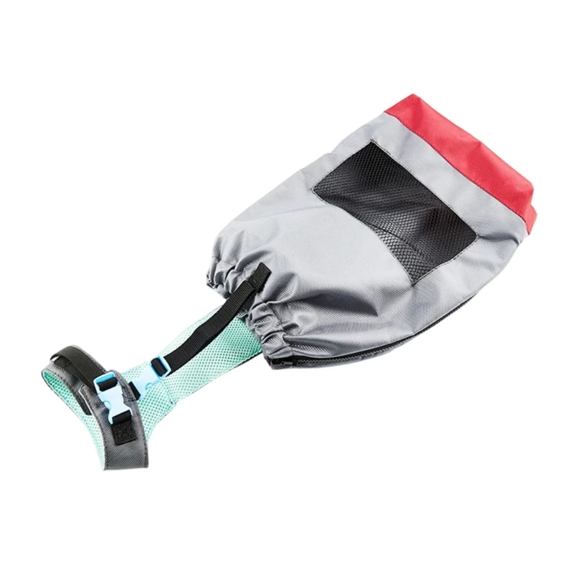 Atmungsaktive Hinterbeinabdeckung für behinderte Hunde verhindert Hautabschürfungen. Bequeme Polyester-Schlepptasche für B03E – Detail 1