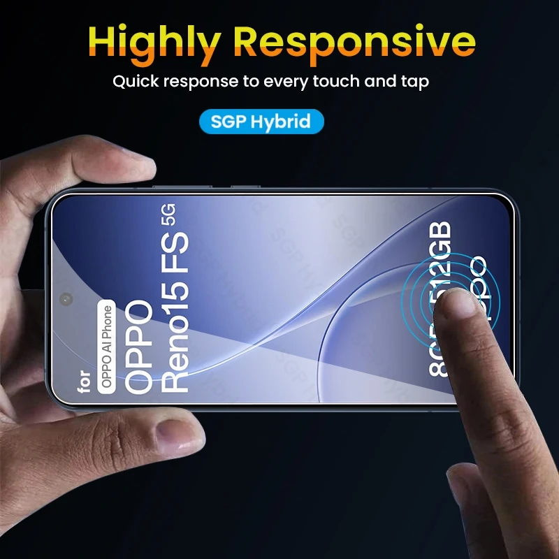 Clear Tempered Glass Screen Protector Set with Phone Case - 3-Pack