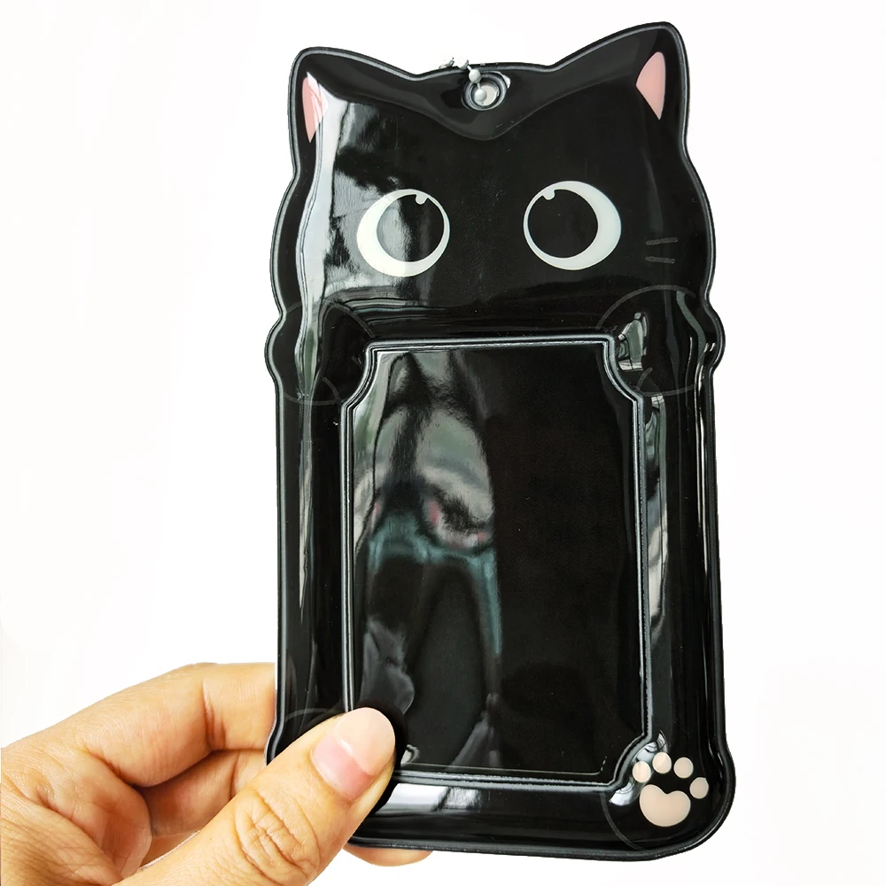 Compact 3-Inch Photocard Holder with Protective Sleeves & Pendant Accessory Bag