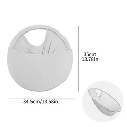 Foldable Portable Laundry Hamper - Space - Saving Washable Basket (Light Grey)