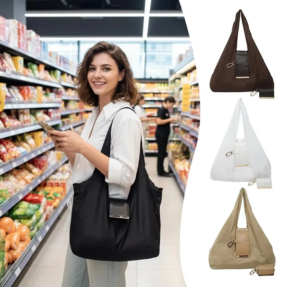 Compact Eco-Friendly Keychain Tote – Lightweight, Foldable, and Expandable Shopping Bag