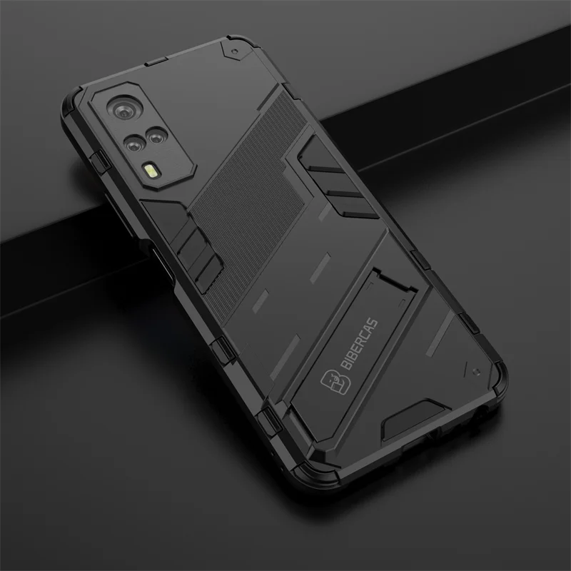 Магнитный армированный кронштейн для Vivo Y51 2020 Y31 2021 Y 31 Y53S Y51A чехол, задняя крышка для V21 V21E Y21 Y21S Y33S iQOO 7 8 Z3 Z5
