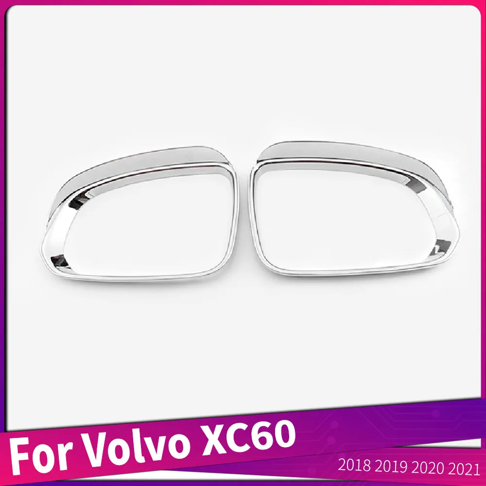 

Подходит для Volvo XC60 2018 2019 2020 2021 ABS, хромированная рамка для автомобиля, дождевая накладка, наклейка, автозапчасти