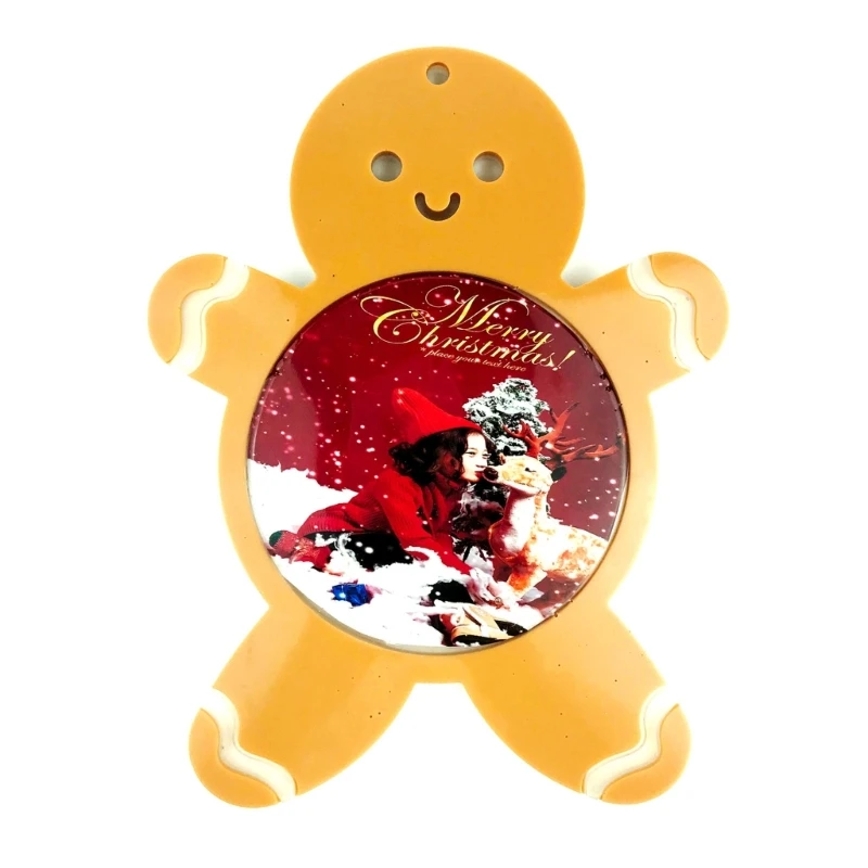 

Snowflake Photo Frame Drop Glue Mold Diy Christmas Decor Snowflake Photo Frame Pendant Desktop Ornament Silicone Mold