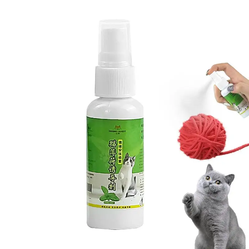 

50ml Cat Catnip Spray Natural Healthy Safe Long-term Effect Scratching Pad Inducer CatMint Cat Pet Training Toy