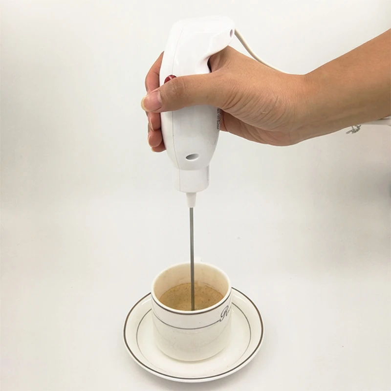 electric milk frother hand immersion blender hand blender 220-240V Electric Handheld Mixer Frappe Milk Coffee Egg Frother Grinder Home