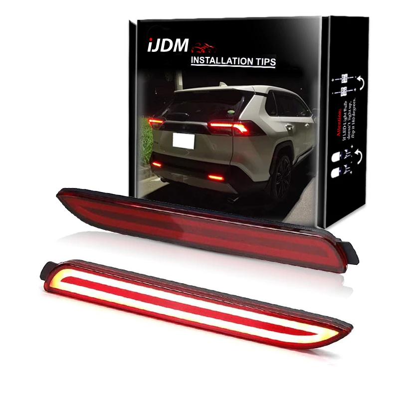 Bumper Reflector Lights For Toyota RAV4 Harrier Sienna EZ Alphard Aygo