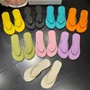 Solid Color Non-slip Leisure Couple Slippers Women Summer Beach Slippers Outdoor Women Flip Flops Breathable Beach sandals women 4
