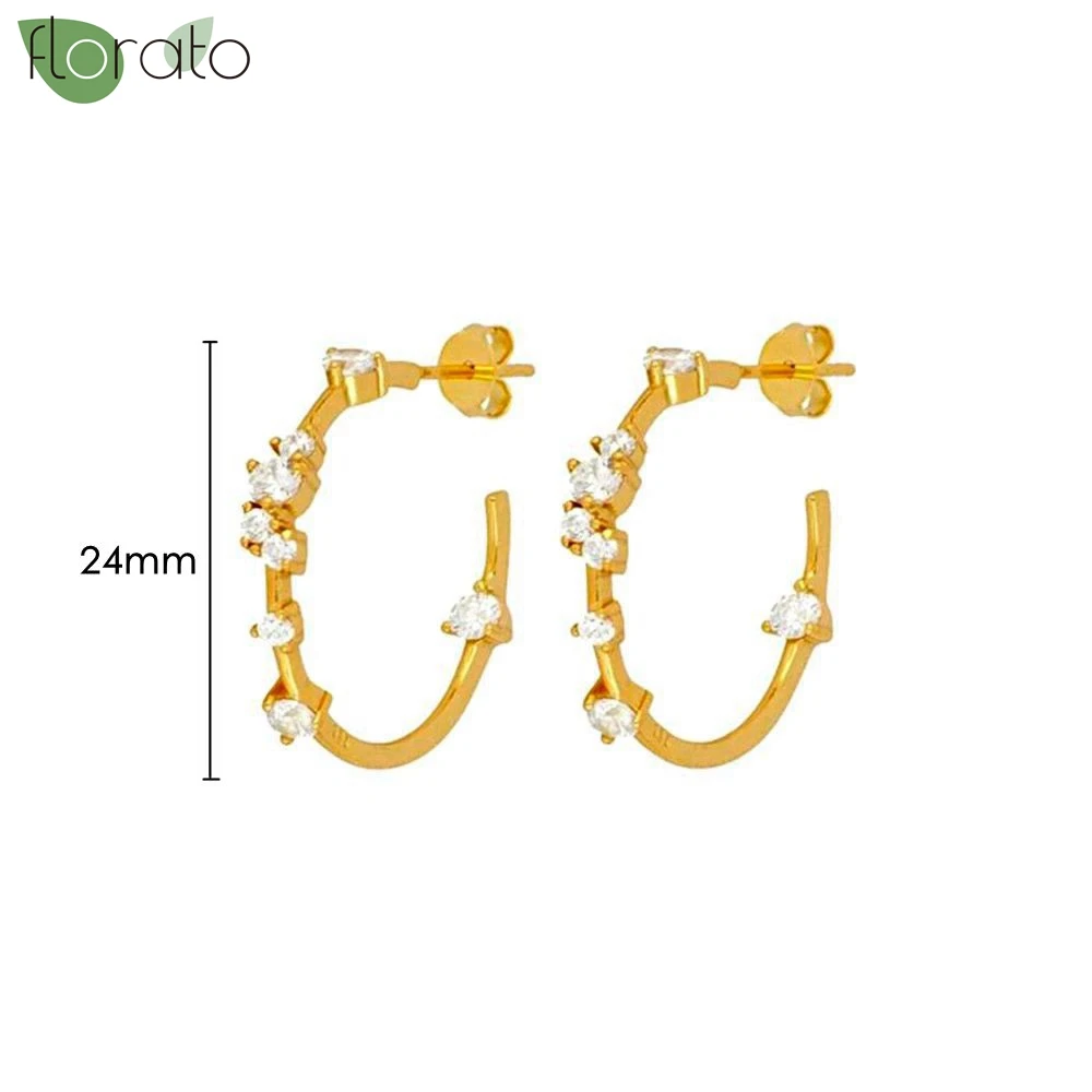 Рисунок 2 - Женские серьги-гвоздики из серебра