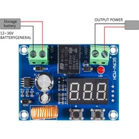 XH-M609 DC Voltage Protection Module 12-36V Digital Display Over-Discharge Circuit Protection Module 2